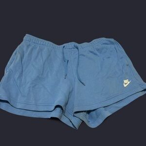Blue Nike shorts size large